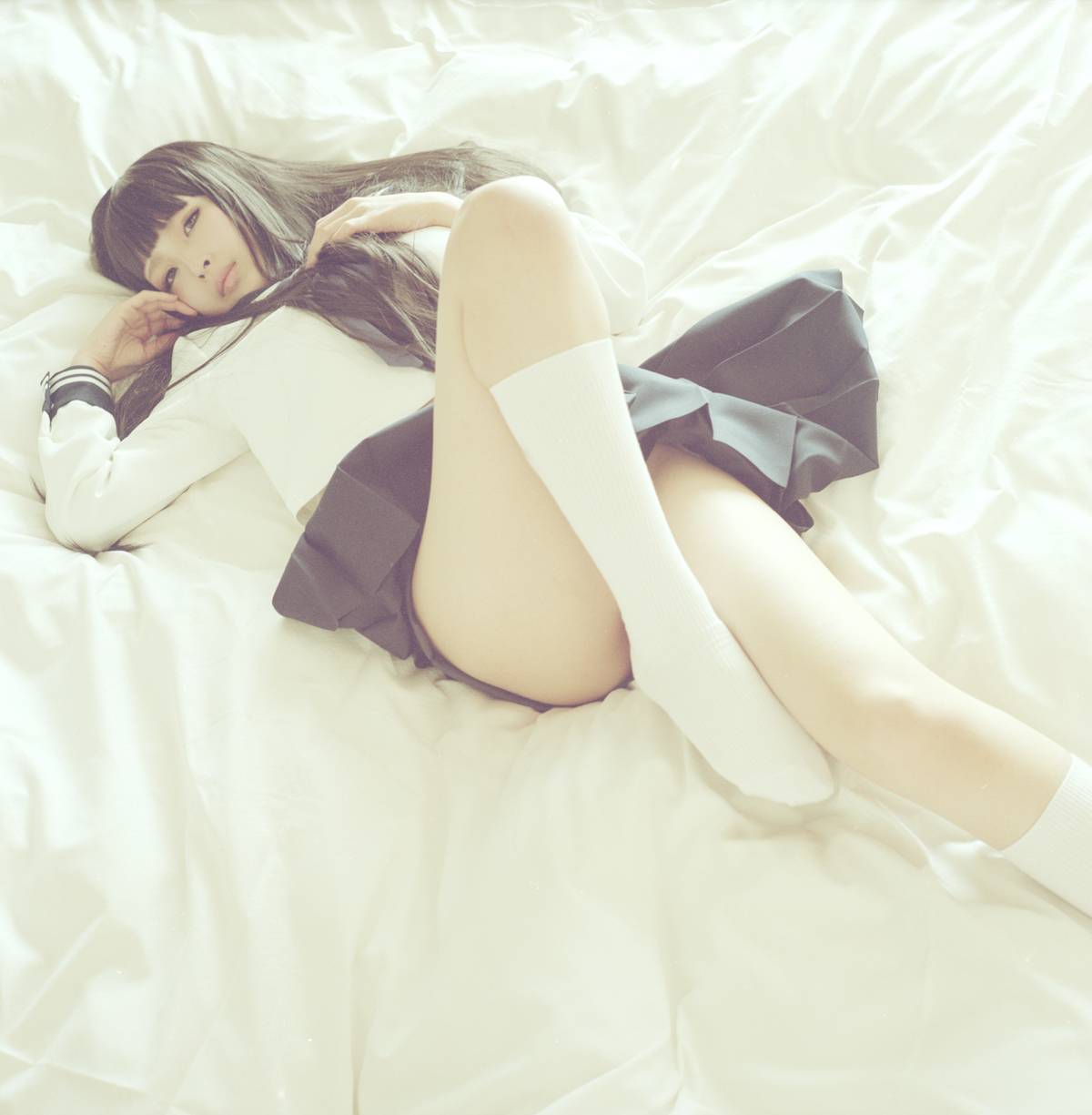 [Cosplay] Awesome body School Girl Cosplay Set